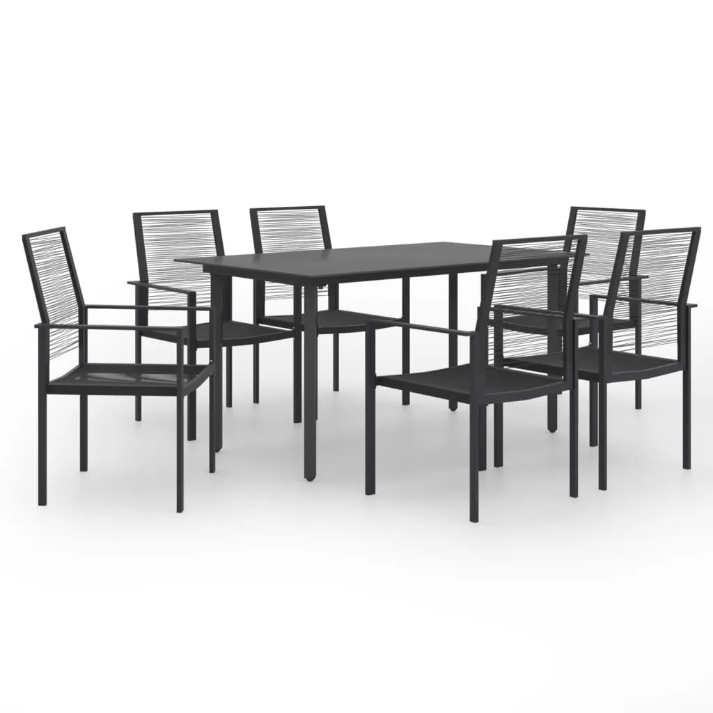 vidaXL Set da Pranzo da Giardino 7 pz