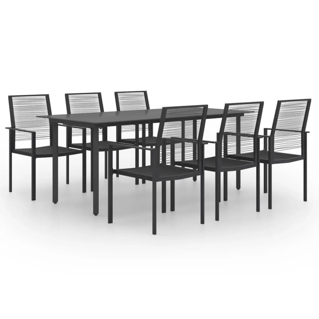 vidaXL Set da Pranzo da Giardino 7 pz