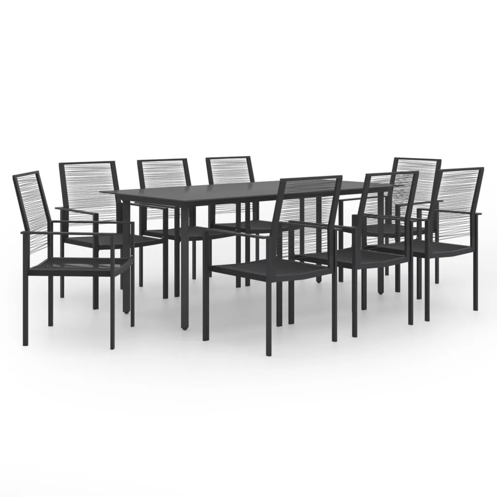 vidaXL Set da Pranzo da Giardino 9 pz