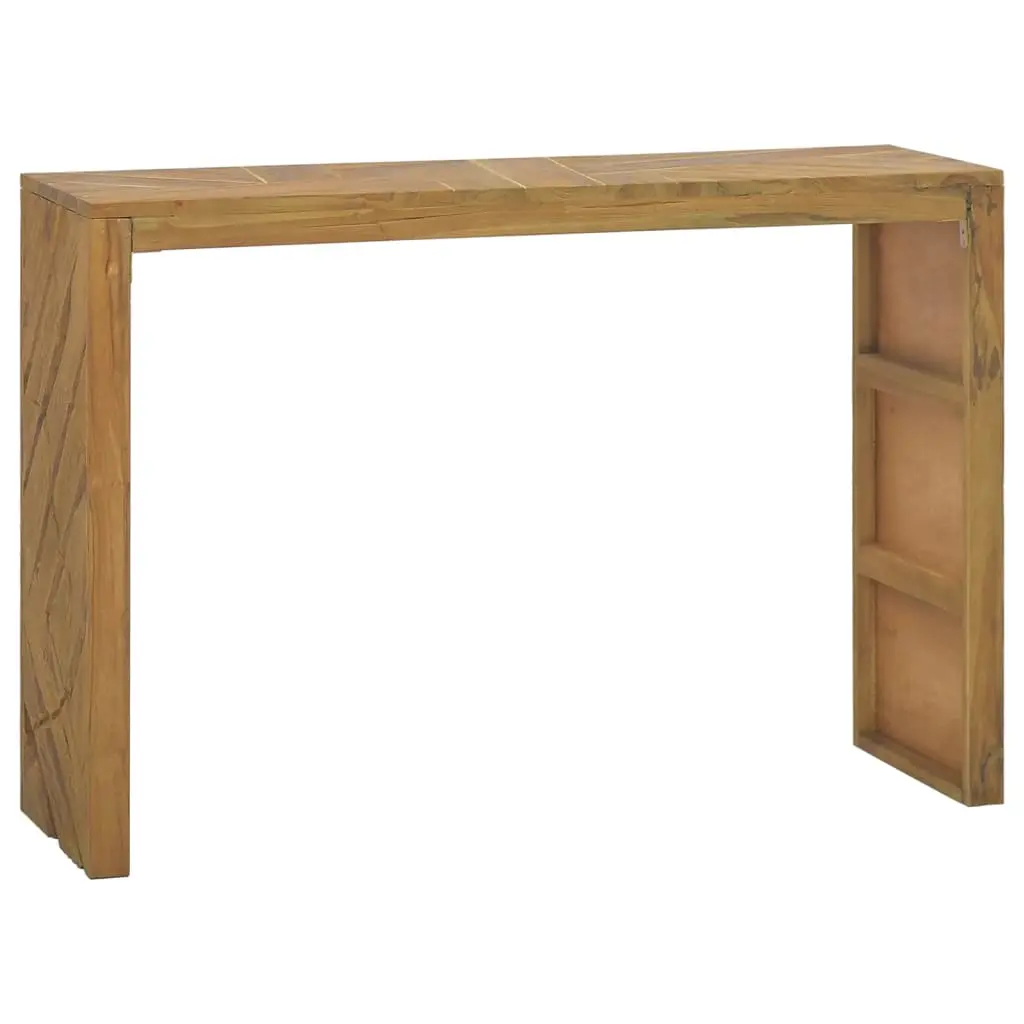 Tavolo Consolle 110x35x75 cm in Legno Massello di Teak