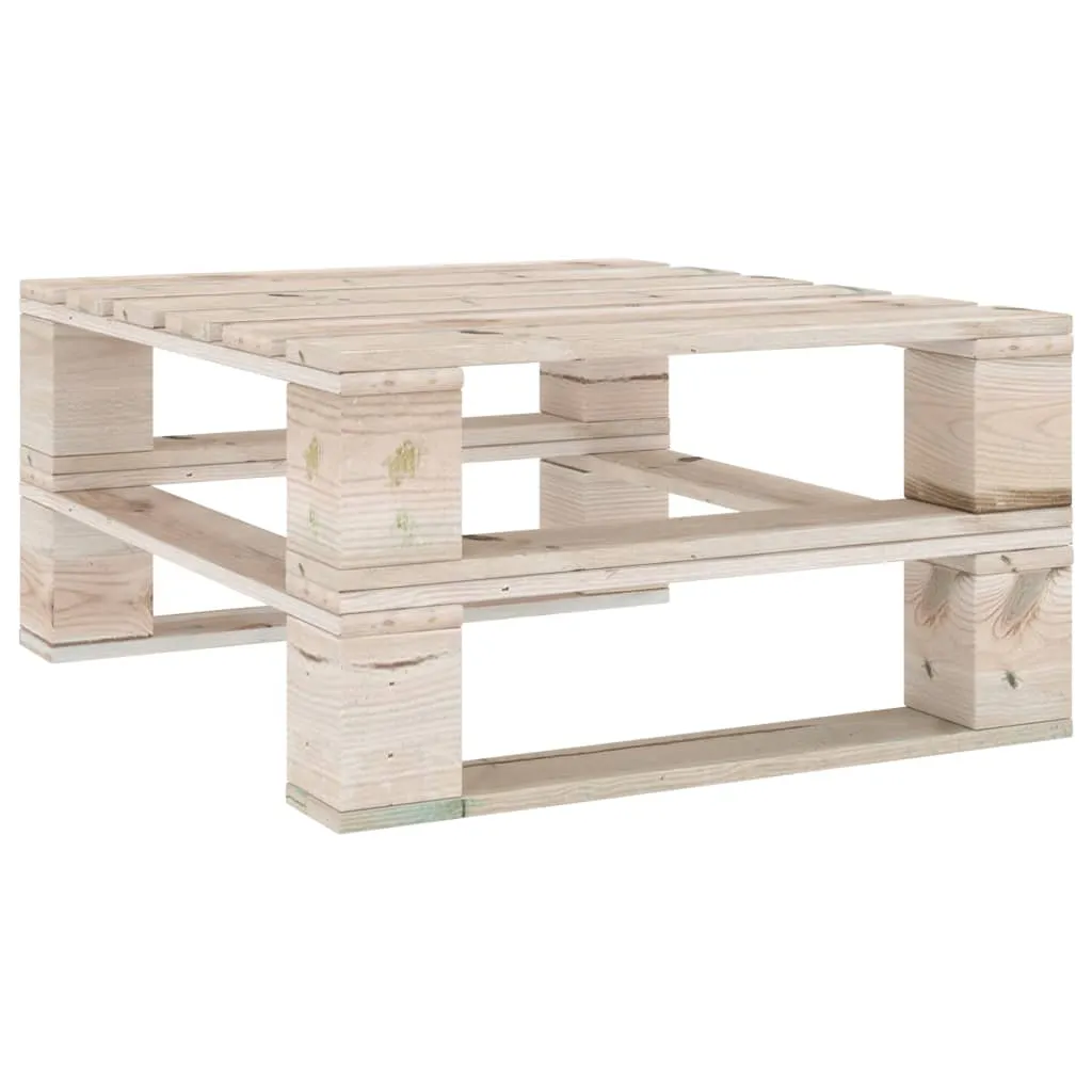 vidaXL Tavolo da Giardino Pallet in Legno di Pino Impregnato