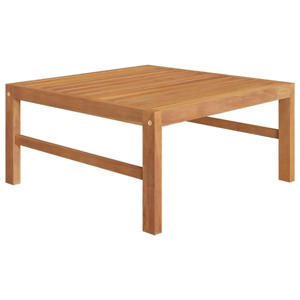 vidaXL Tavolino da Giardino 63x63x30 cm in Massello di Teak