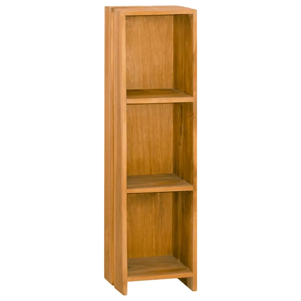 vidaXL Libreria 30x30x110 cm in Legno Massello di Teak