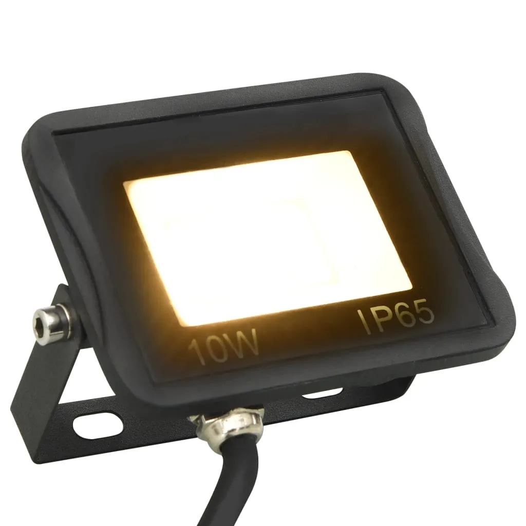 vidaXL Faretto a LED 10 W Bianco Caldo