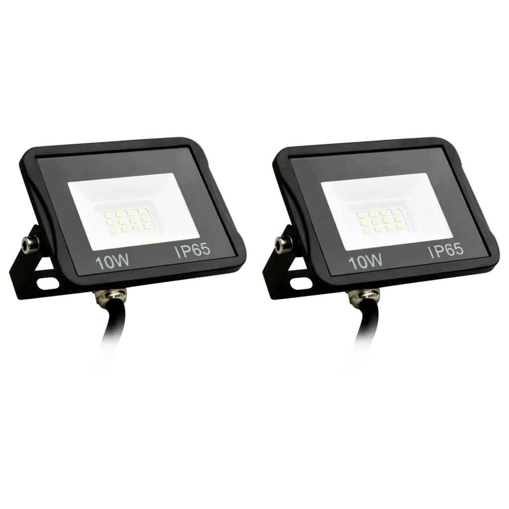 vidaXL Faretti a LED 2 pz 10 W Bianco Freddo