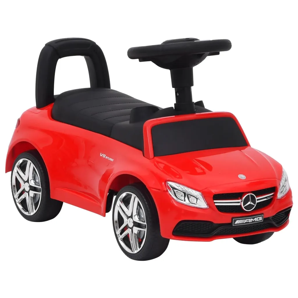 vidaXL Auto per Bambini Mercedes-Benz C63 Rossa