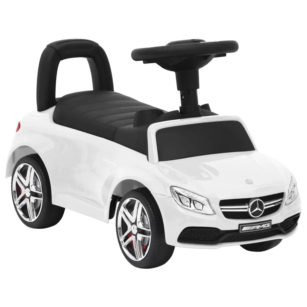 vidaXL Auto per Bambini Mercedes-Benz C63 Bianca