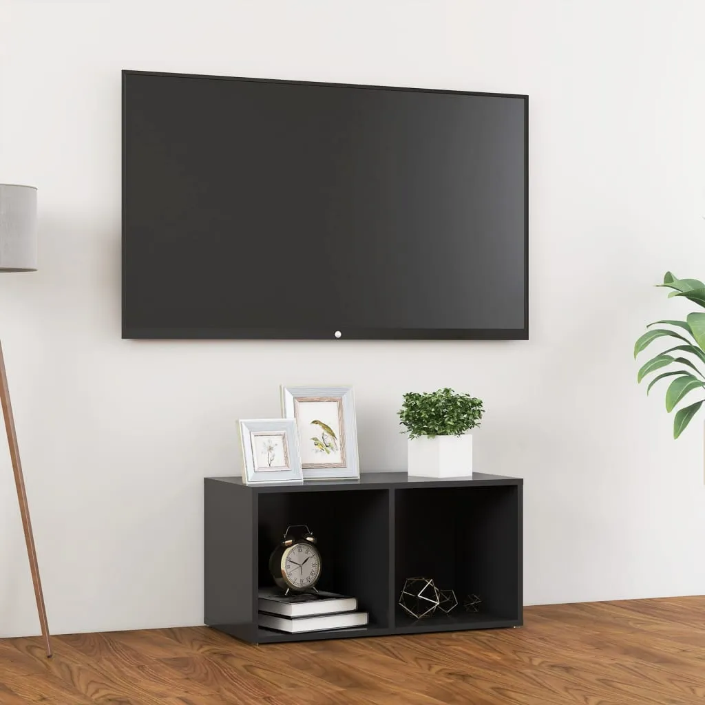 vidaXL Mobile Porta TV Grigio 72x35x36,5 cm in Legno Multistrato