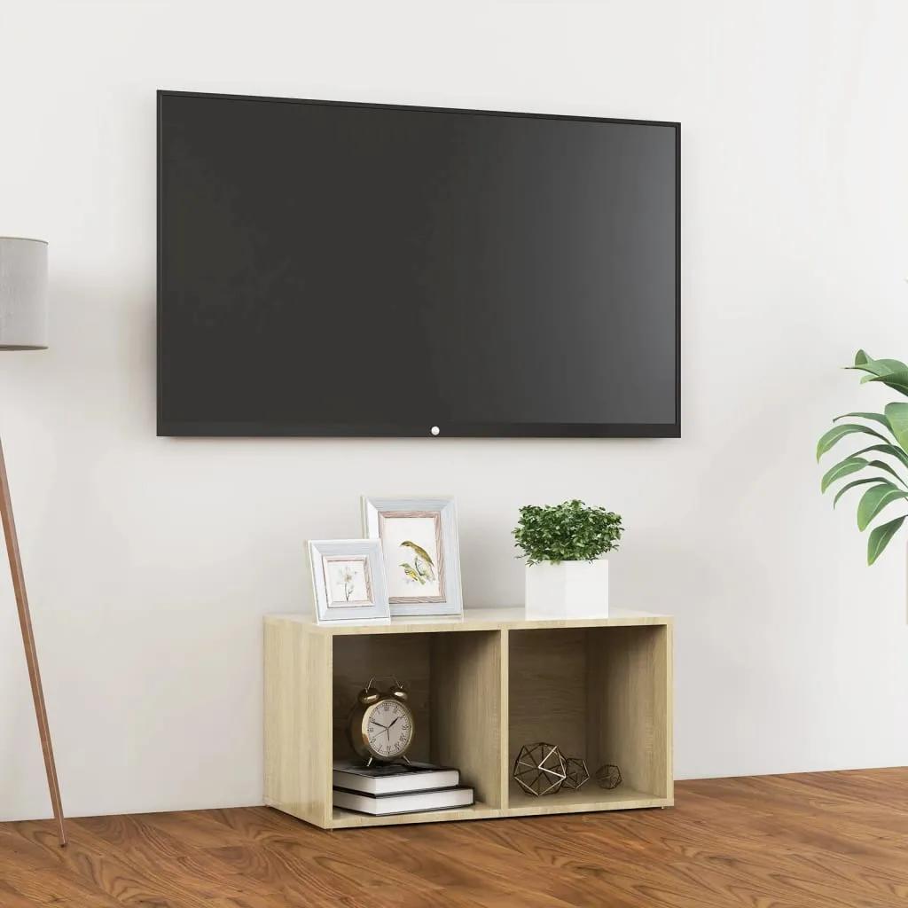 vidaXL Mobile Porta TV Rovere Sonoma 72x35x36,5cm in Legno Multistrato