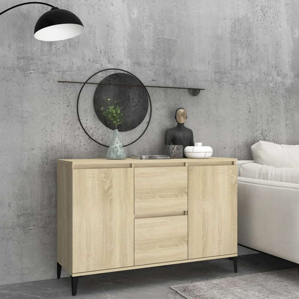 vidaXL Credenza Rovere Sonoma 104x35x70 cm in Legno Multistrato