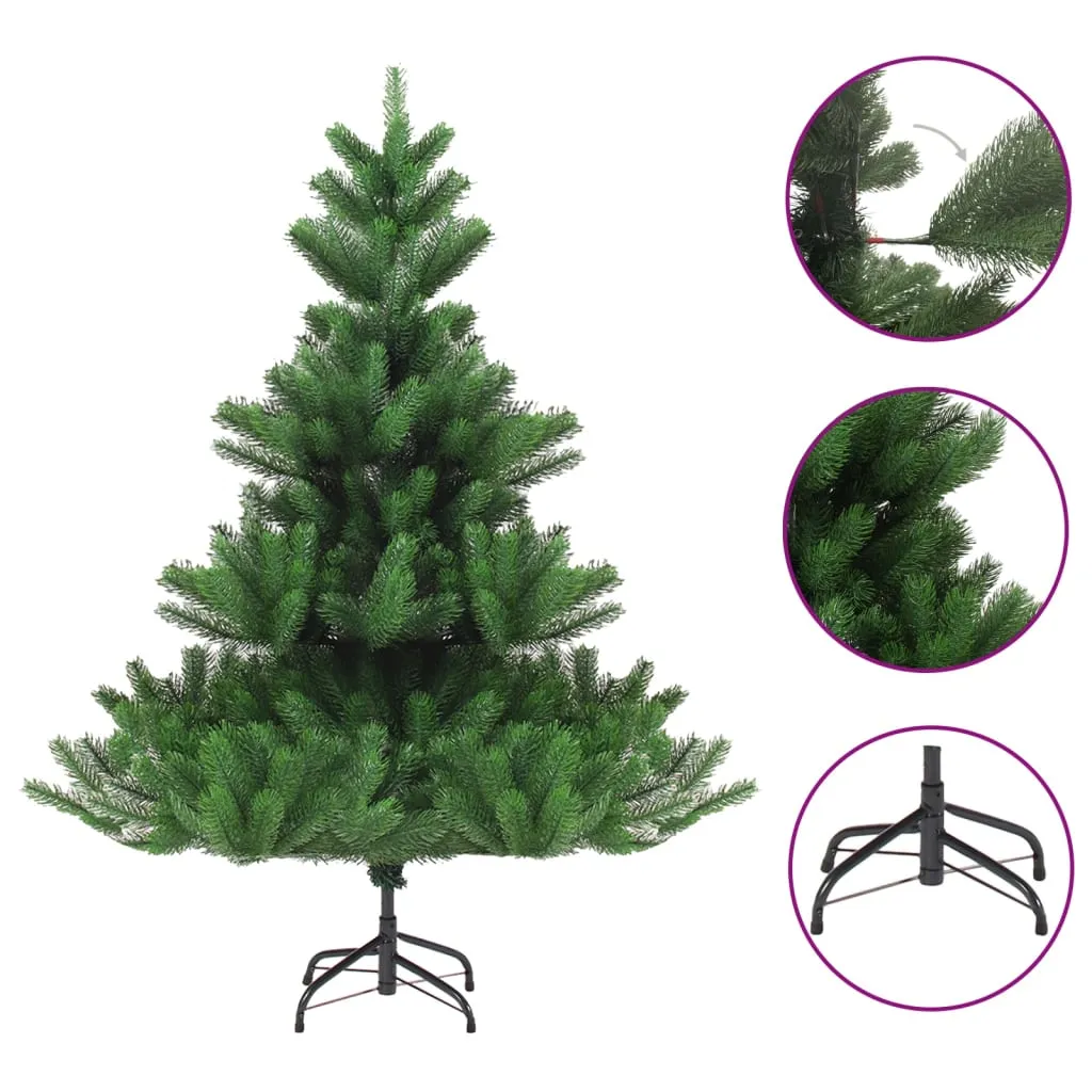 vidaXL Albero di Natale Artificiale Abete Nordmann Verde 120 cm