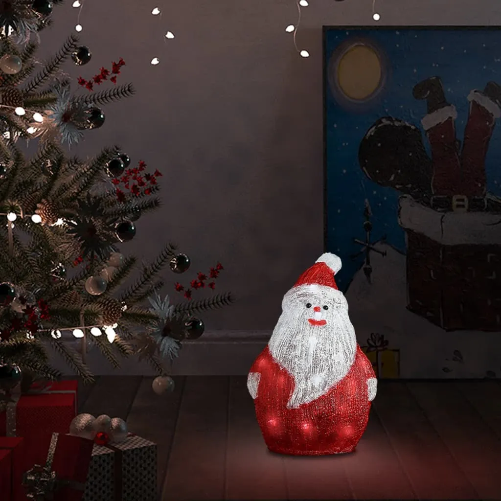 vidaXL Babbo Natale LED in Acrilico per Interno ed Esterno 28 cm