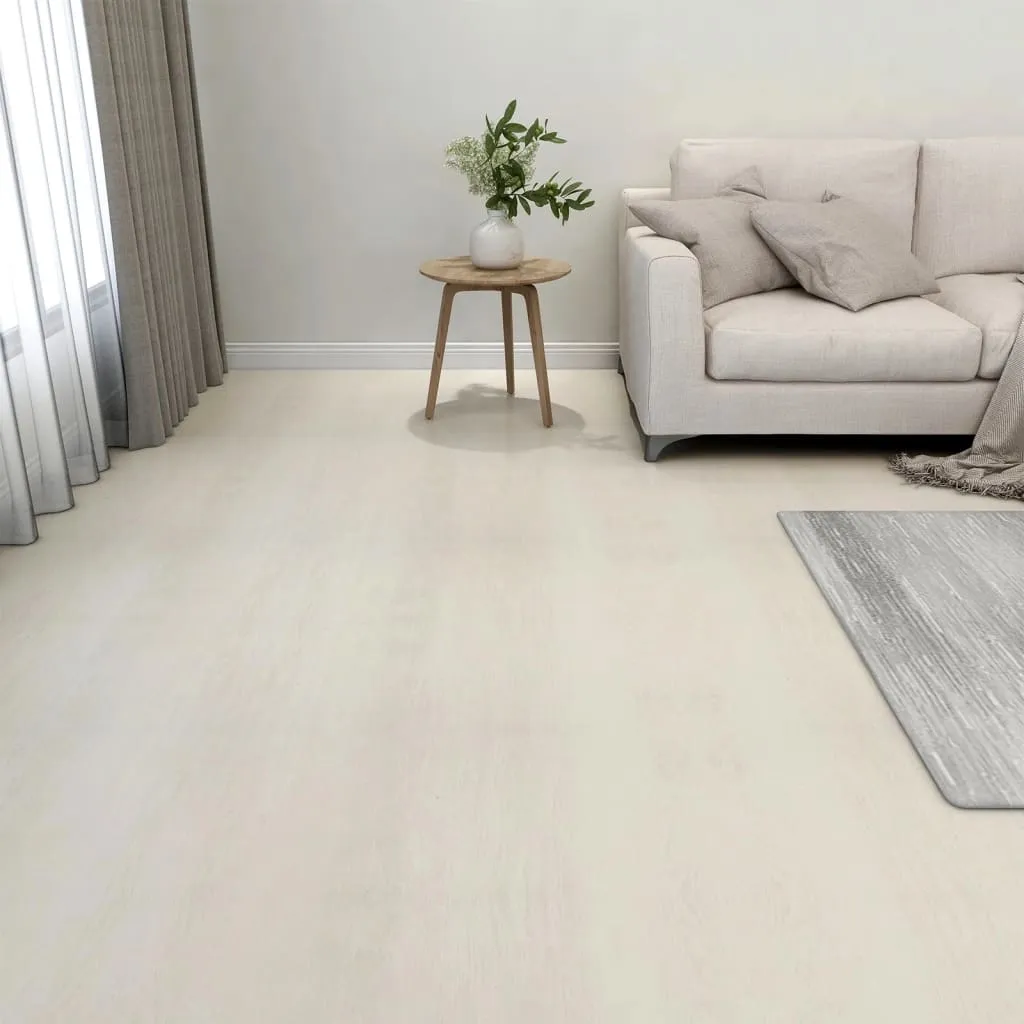 vidaXL Listoni per Pavimenti Autoadesivi 20 pz in PVC 1,86 m² Beige