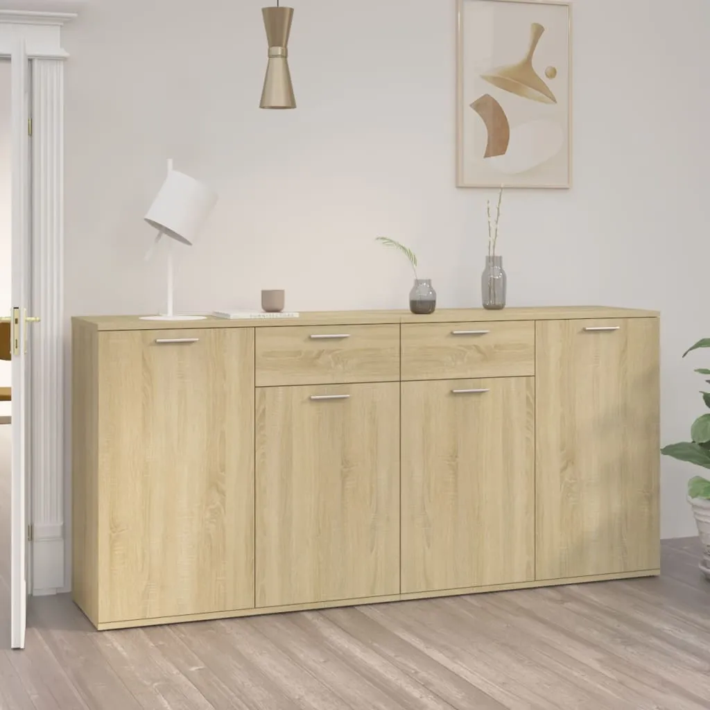 vidaXL Credenza Rovere Sonoma 160x36x75 cm in Truciolato