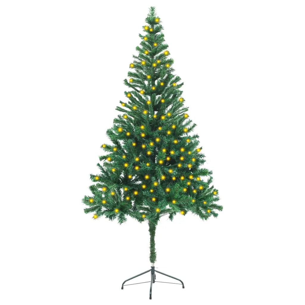 vidaXL Albero di Natale Preiluminato con Supporto 180 cm 564 Rami