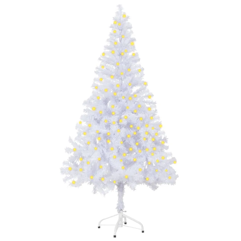 vidaXL Albero di Natale Preilluminato con Supporto 150 cm 380 Rami