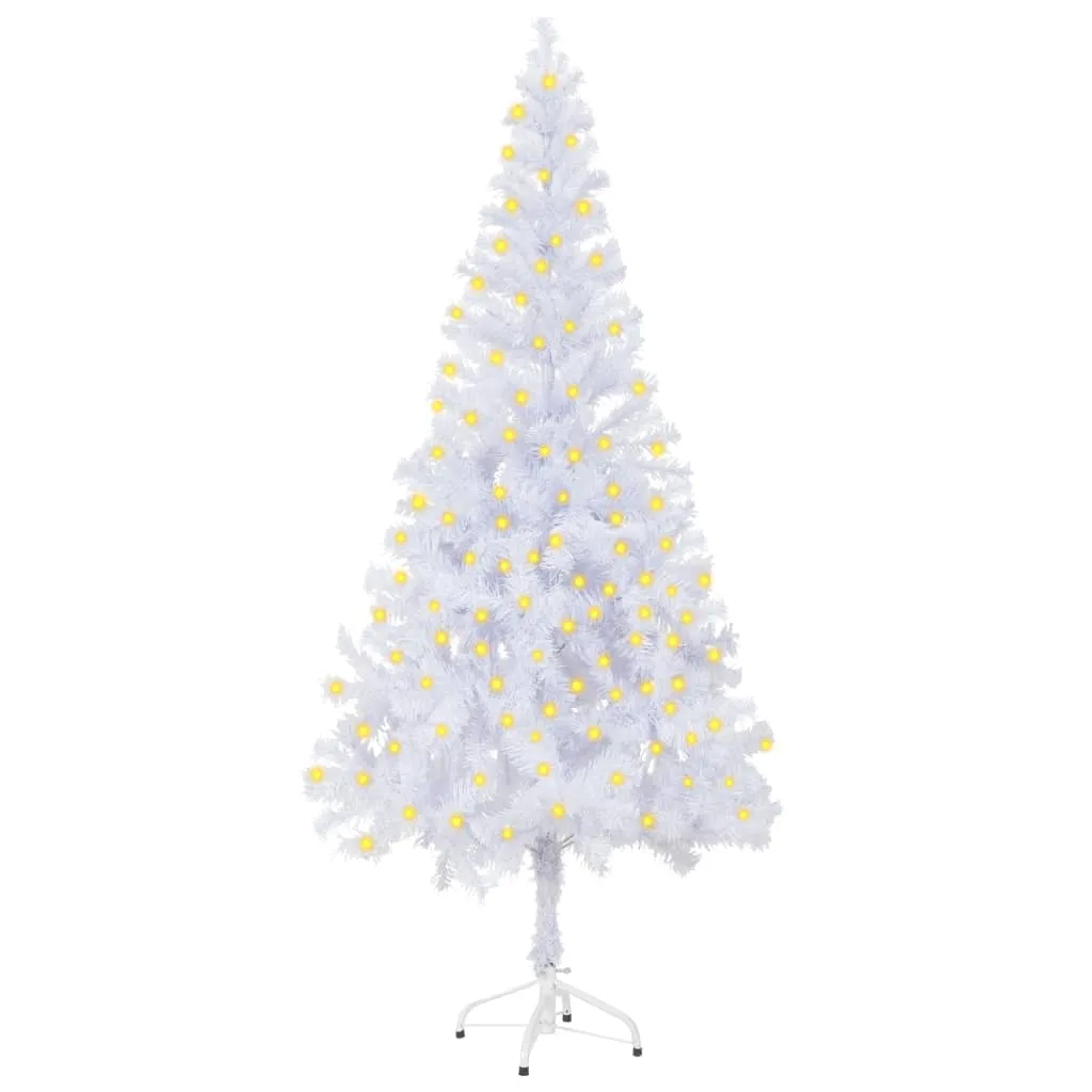 vidaXL Albero di Natale Preiluminato con Supporto 180 cm 620 Rami