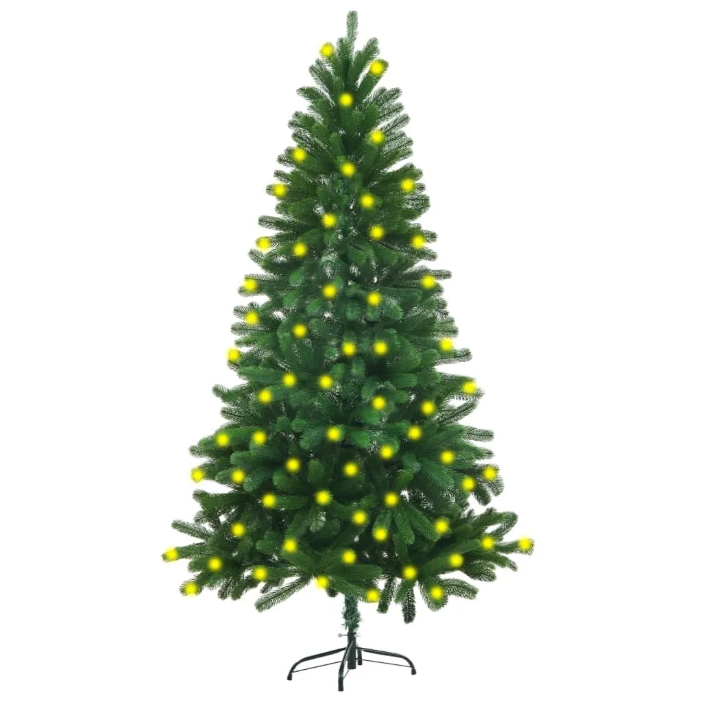 vidaXL Albero di Natale Artificiale Preiluminato 150 cm Verde