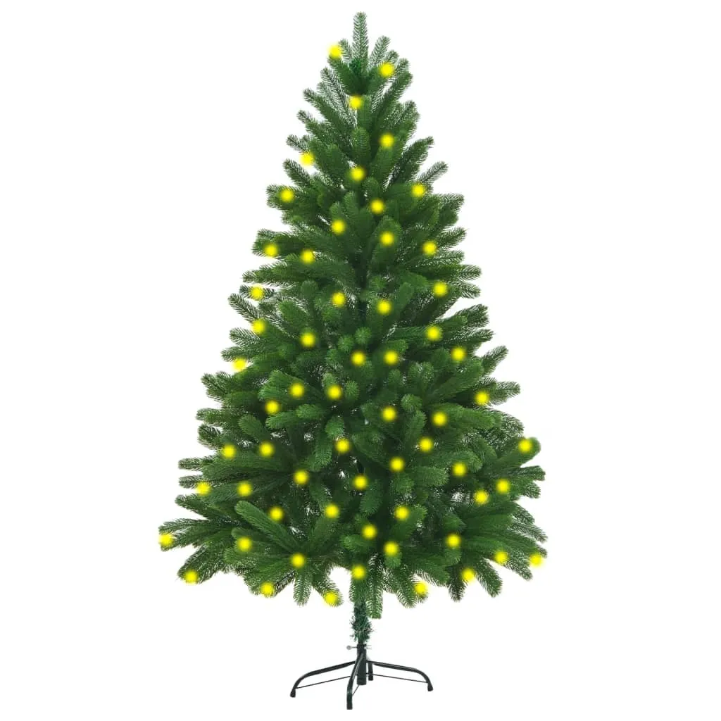 vidaXL Albero di Natale Artificiale Preiluminato 180 cm Verde