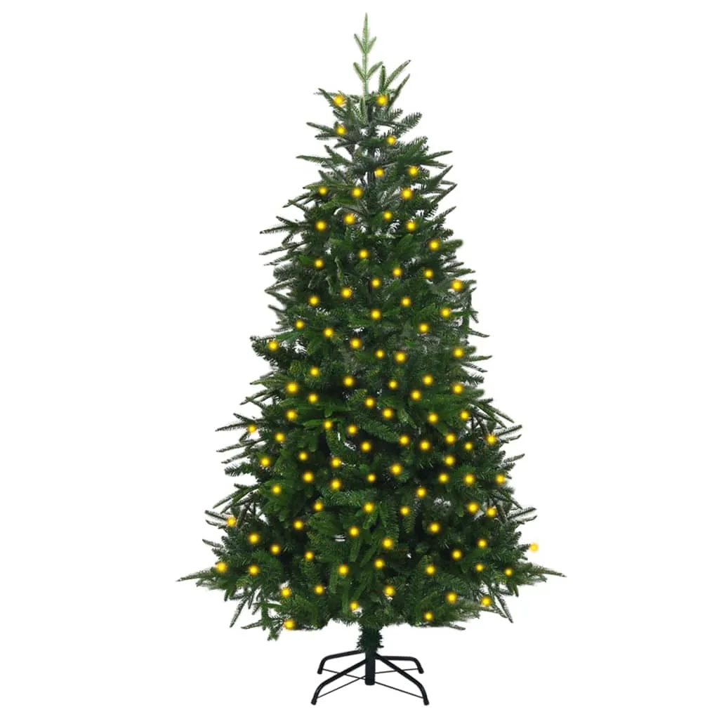 vidaXL Albero di Natale Artificiale Preiluminato 180 cm Verde PVC e PE