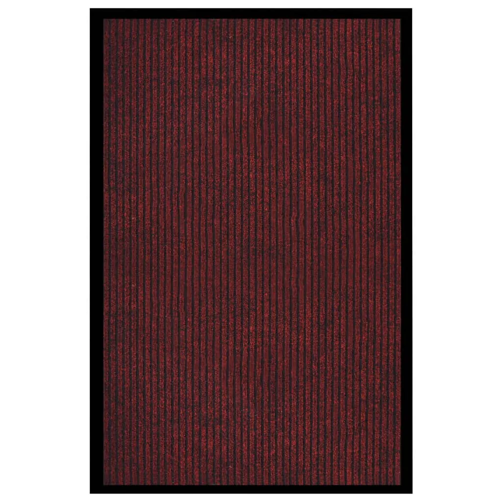 vidaXL Zerbino Striato Rosso 80x120 cm