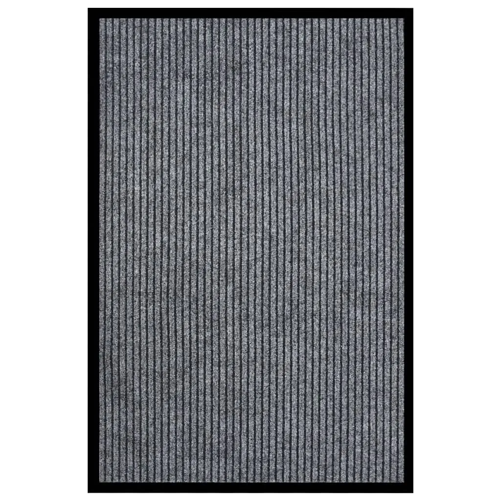 vidaXL Zerbino Striato Grigio 80x120 cm