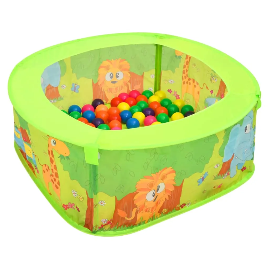 vidaXL Piscina con 50 Palline per Bambini 75x75x32 cm