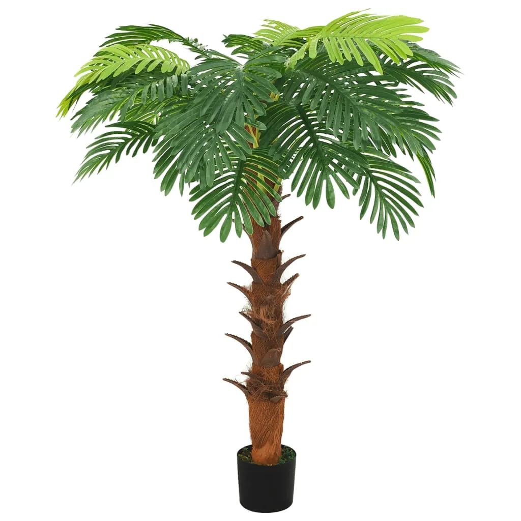 vidaXL Palma Cycas Artificiale con Vaso 160 cm Verde