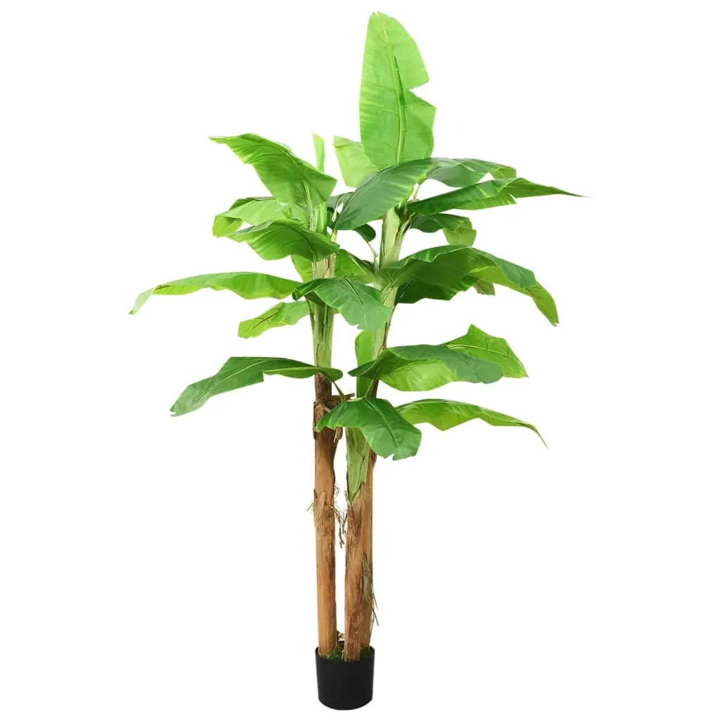 vidaXL Albero di Banane Artificiale con Vaso 300 cm Verde