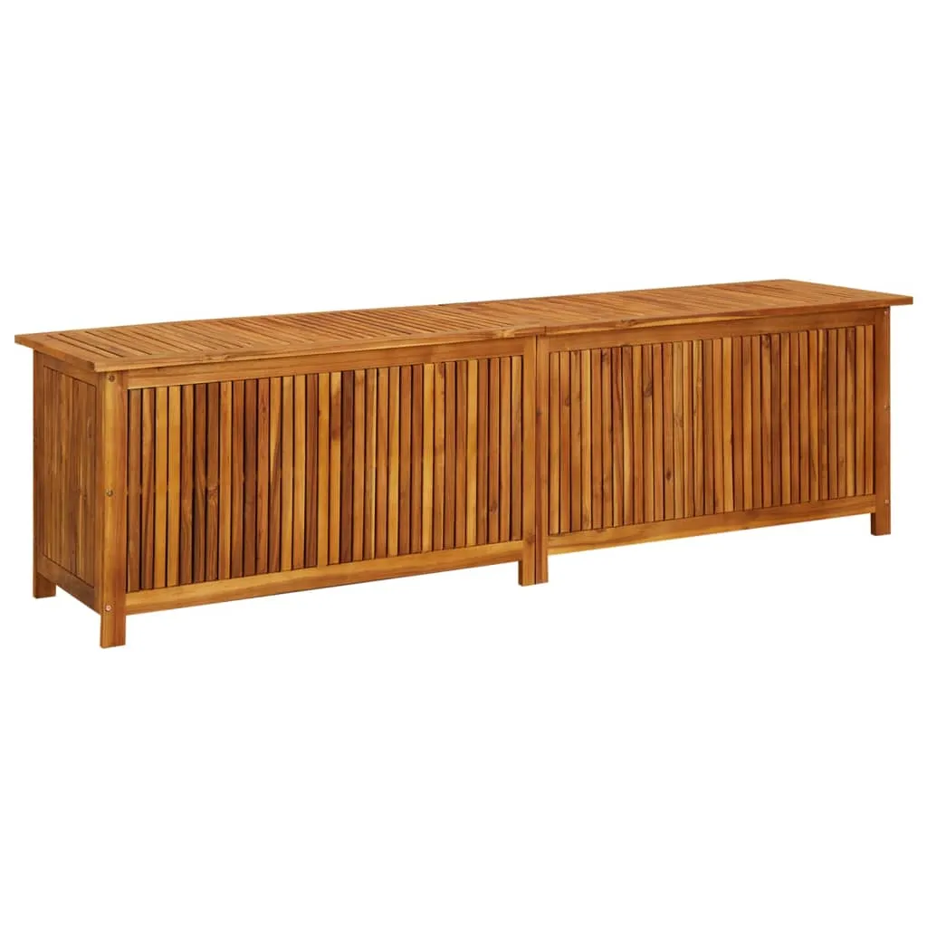 vidaXL Contenitore da Giardino 200x50x58cm in Legno Massello di Acacia