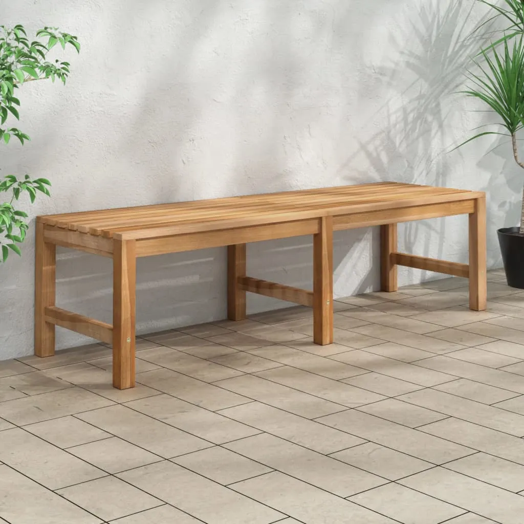 vidaXL Panchina da Giardino 150 cm in Legno Massello di Teak