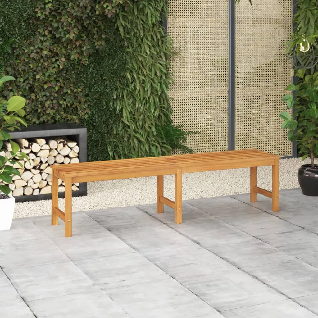 vidaXL Panchina da Giardino 180 cm in Legno Massello di Teak