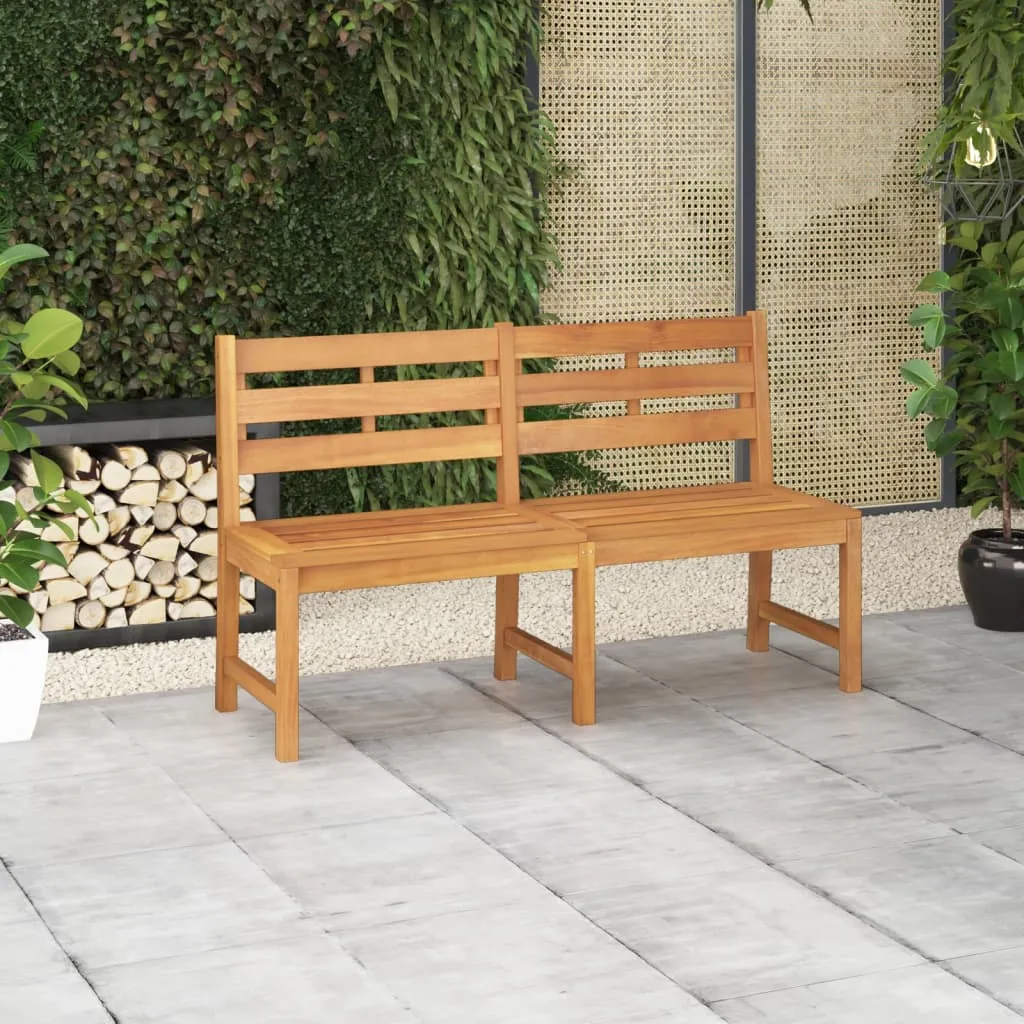 vidaXL Panca da Giardino 150 cm in Legno Massello di Teak