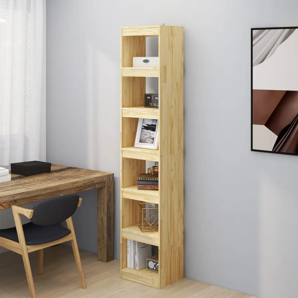 vidaXL Libreria/Divisorio 40x30x199 cm in Legno Massello di Pino