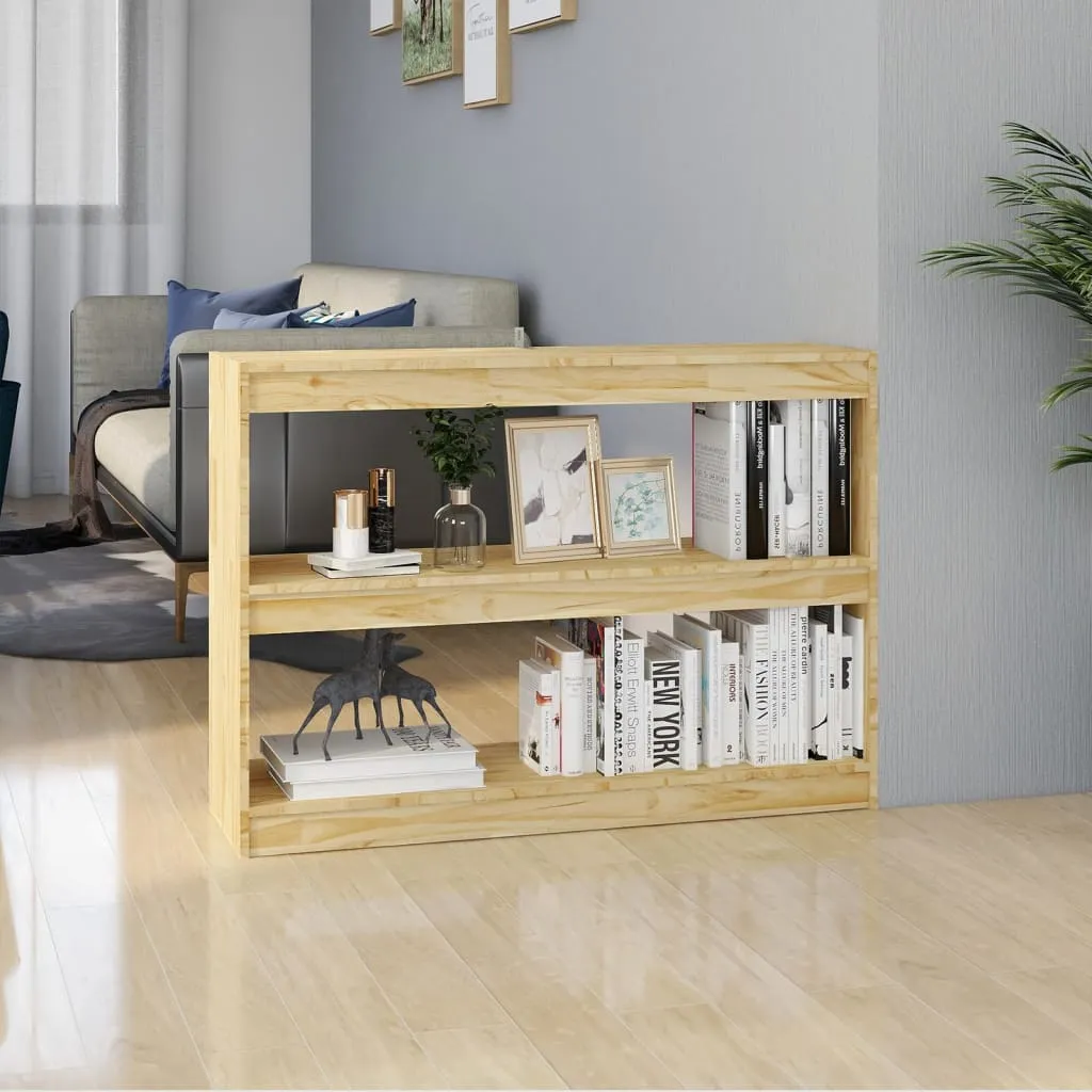 vidaXL Libreria/Divisorio 100x30x71,5 cm Legno Massello di Pino