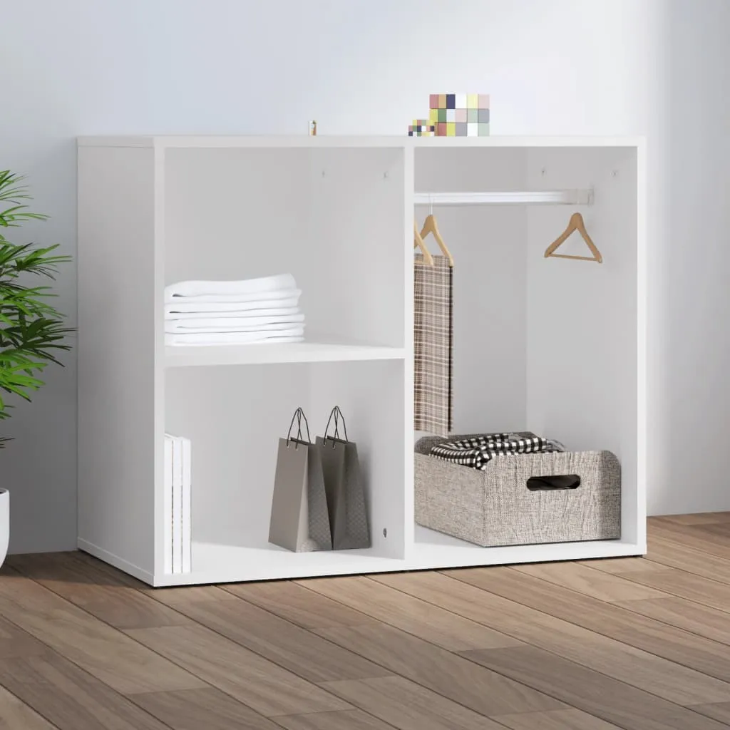 vidaXL Armadietto per Cosmetici Bianco 80x40x65 cm Legno Multistrato