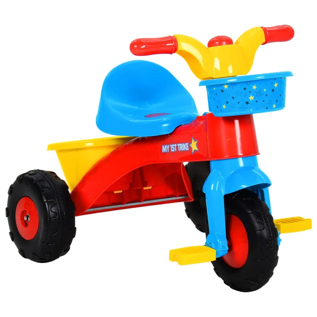 vidaXL Triciclo per Bambini Multicolore