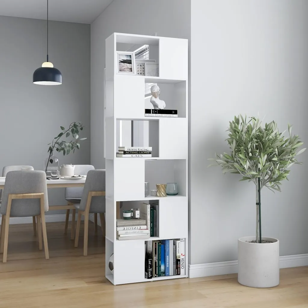 vidaXL Libreria/Divisorio Bianco 60x24x186 cm