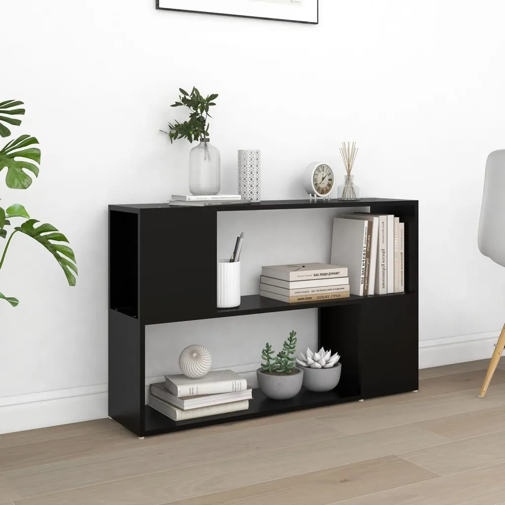 vidaXL Libreria Nera 100x24x63 cm in Truciolato