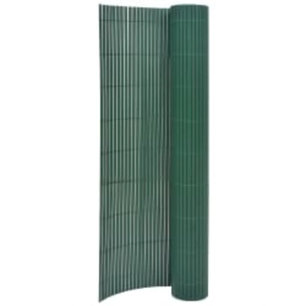 vidaXL Recinzione da Giardino a Doppio Lato 110x400 cm Verde