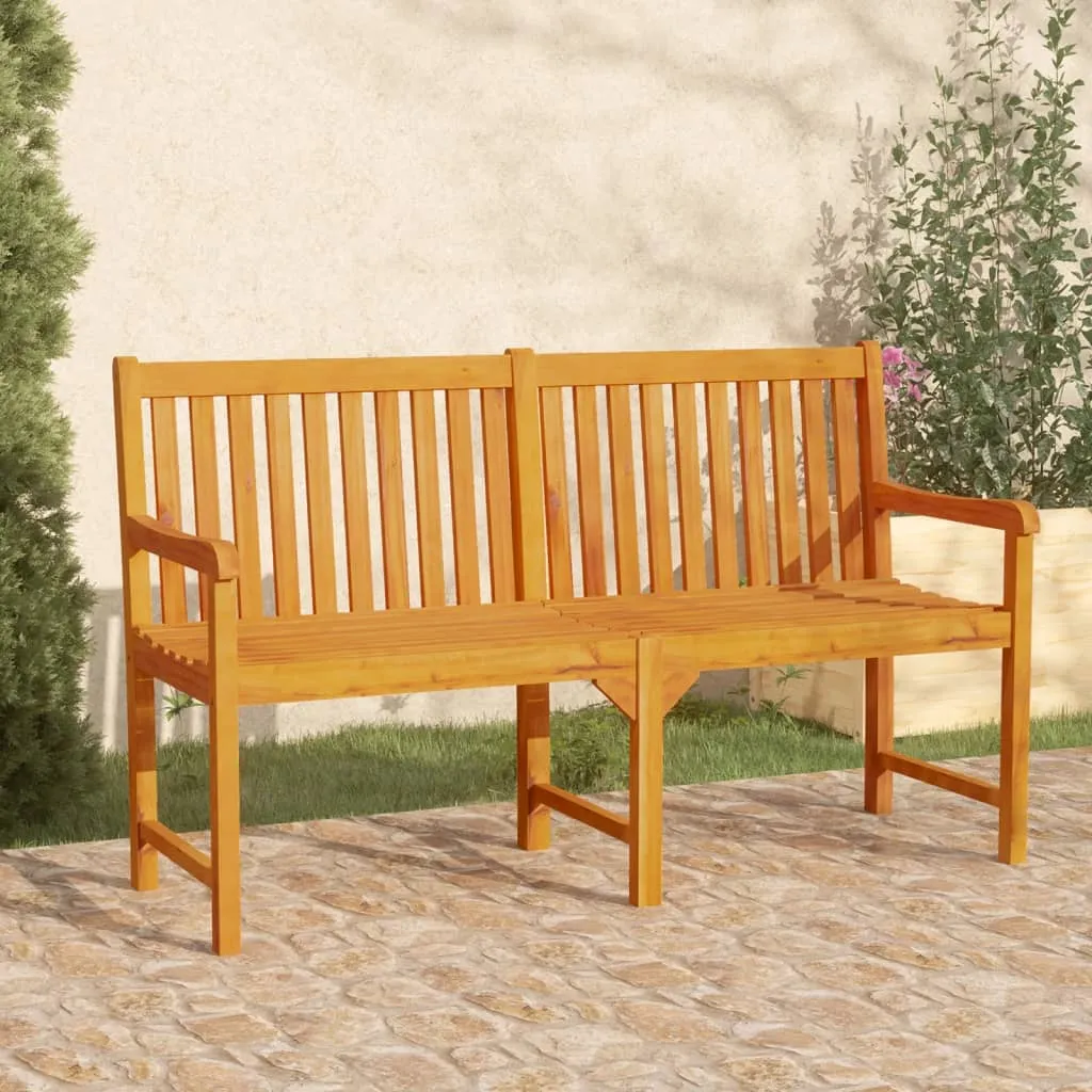 vidaXL Panca da Giardino 150 cm in Legno Massello di Acacia