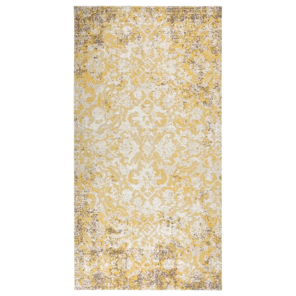 vidaXL Tappeto da Esterni a Tessitura Piatta 80x150 cm Giallo