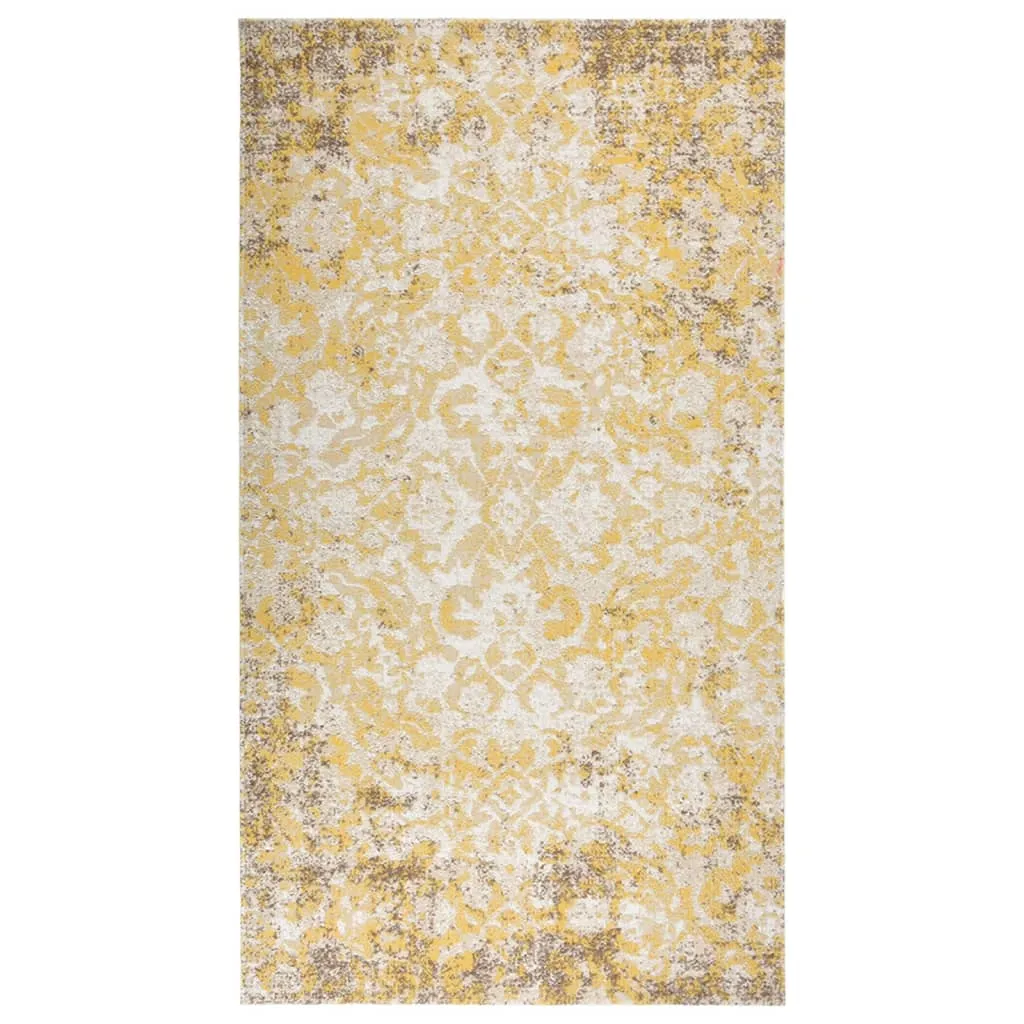 vidaXL Tappeto da Esterni a Tessitura Piatta 115x170 cm Giallo