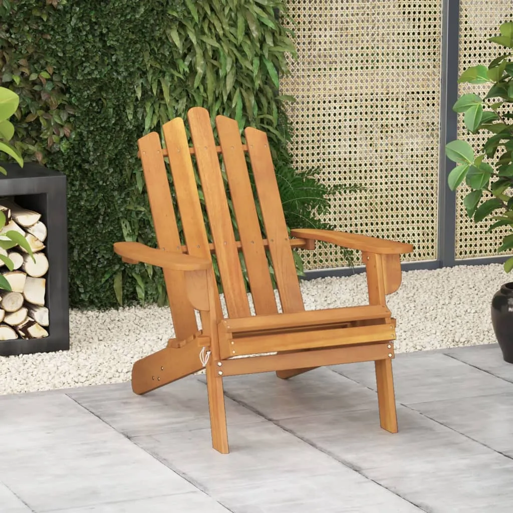 vidaXL Sedia da Giardino Adirondack in Legno Massello di Acacia