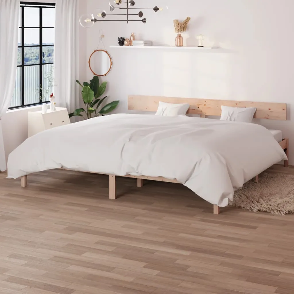 vidaXL Giroletto in Legno Massello 180x200 cm Super King