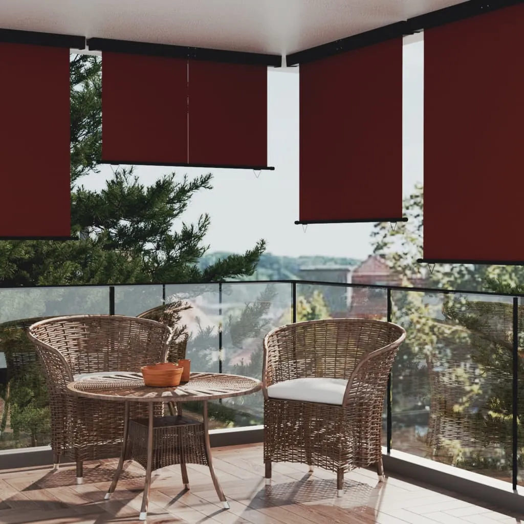 vidaXL Tendalino Laterale per Balcone 165x250 cm Marrone