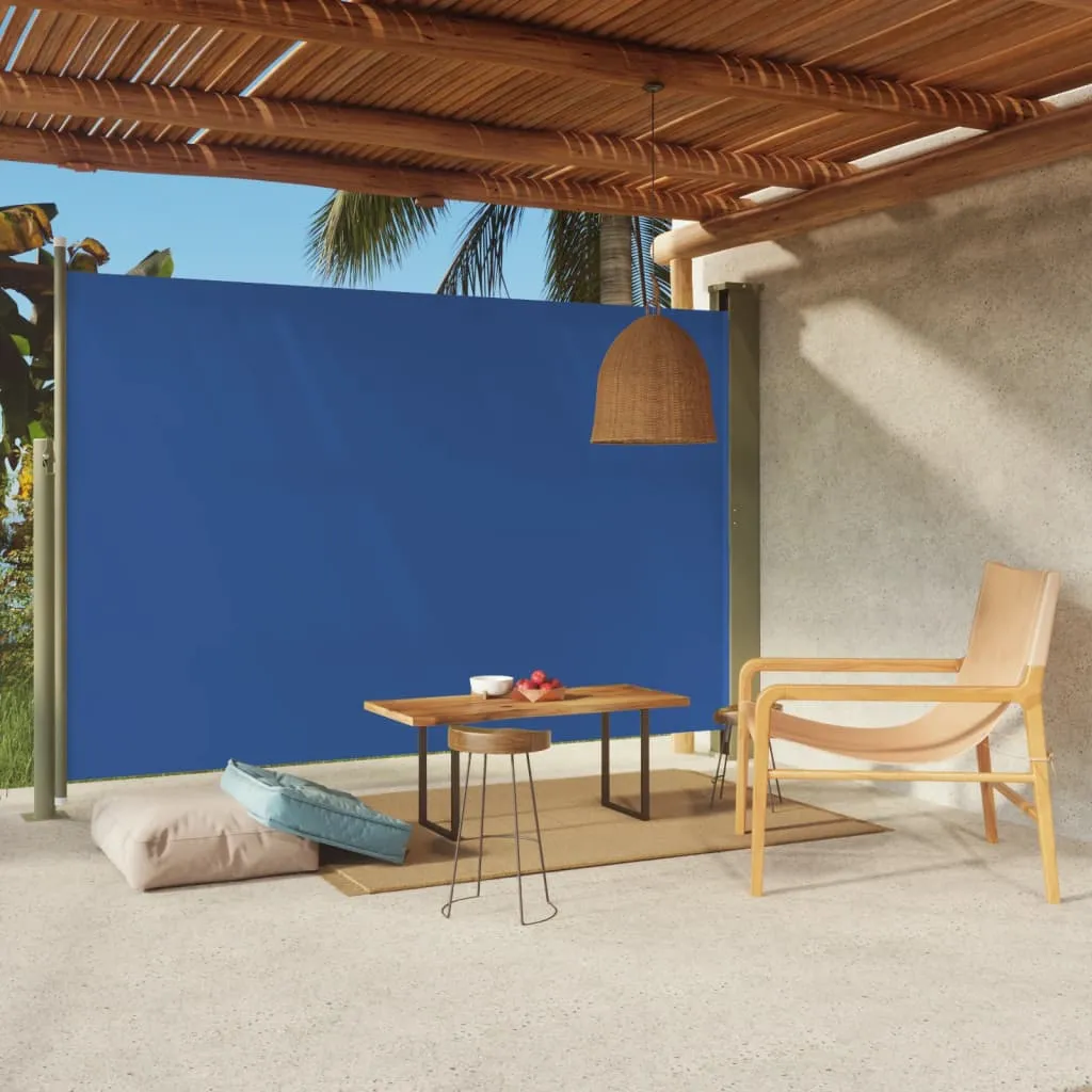 vidaXL Tenda Laterale Retrattile per Patio 200x300 cm Blu