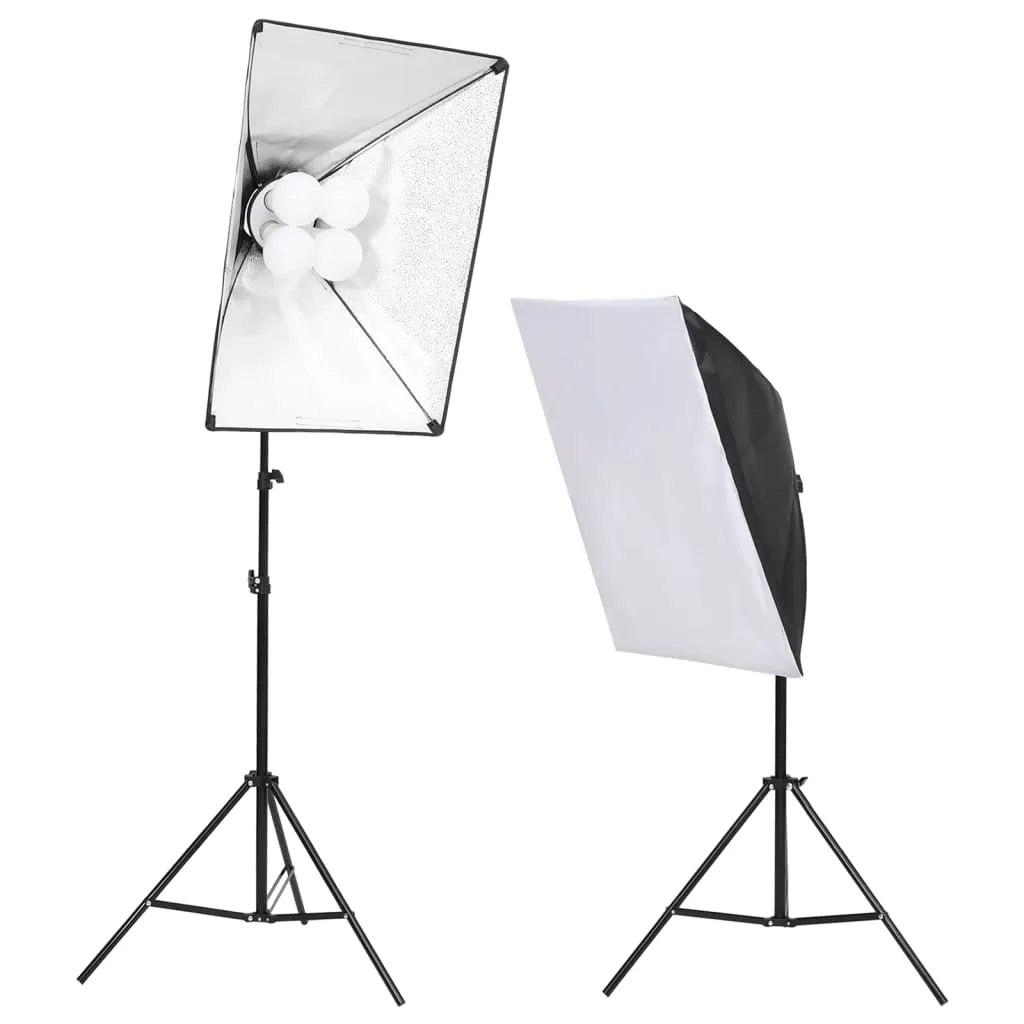 vidaXL Kit di Illuminazione da Studio con Softbox