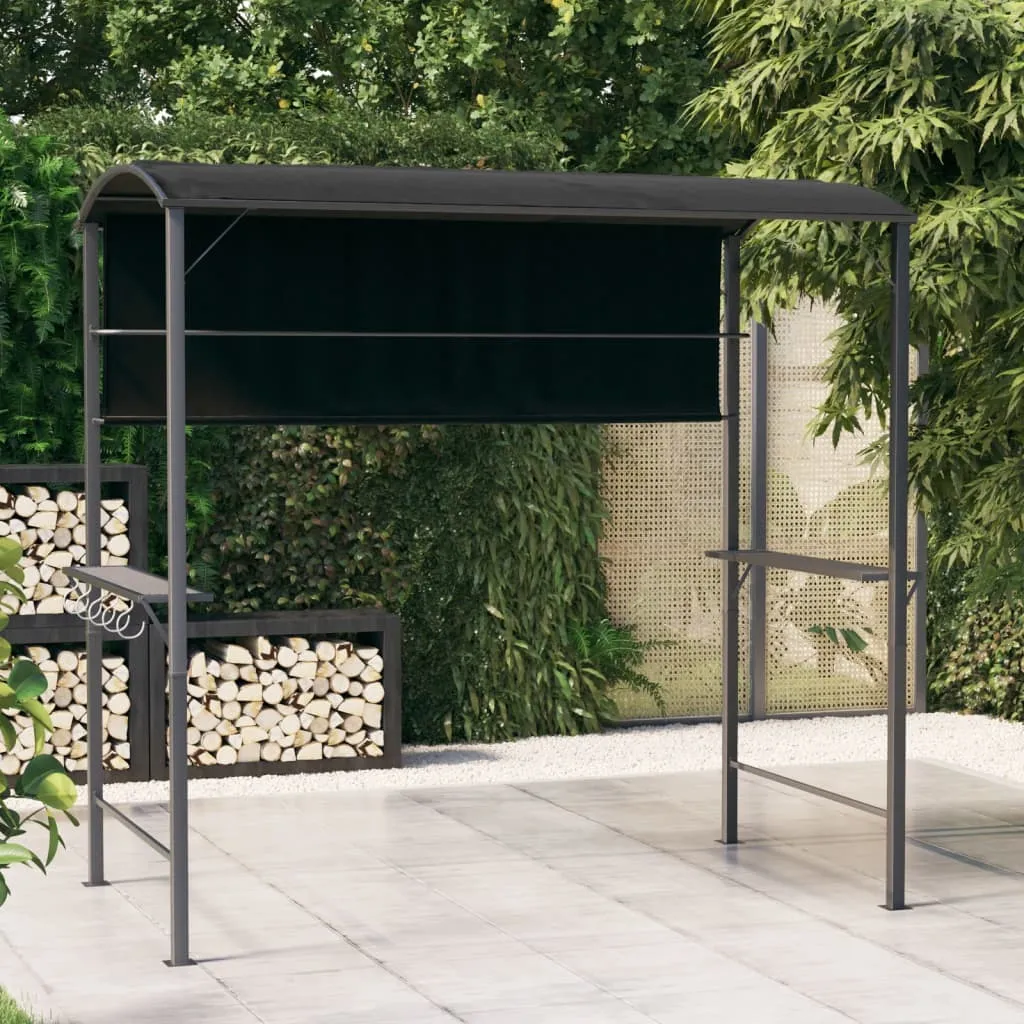 vidaXL Gazebo con Tetto 220x110x200 cm Antracite