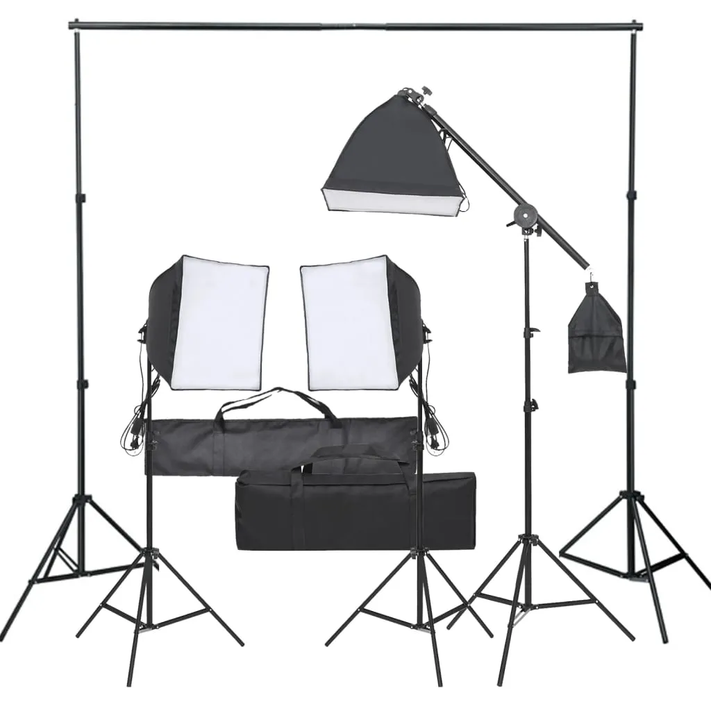 vidaXL Kit per Studio Fotografico con Set di Luci